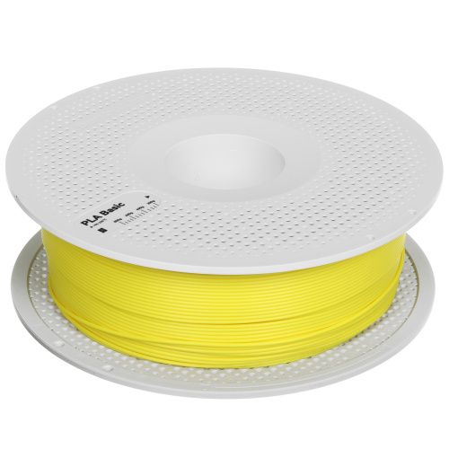 Филамент Bambu Lab PLA Basic 1кг, RFID (с катушкой) Yellow (10400)