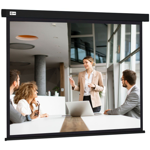 Экран Cactus 299x168см Wallscreen, 135", 16:9 настенно-потолочный, рулонный черный CS-PSW-168X299-BK