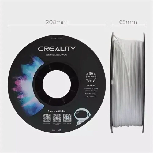 Филамент Creality CR-PETG 1кг, 1.75мм 3301030034 белый
