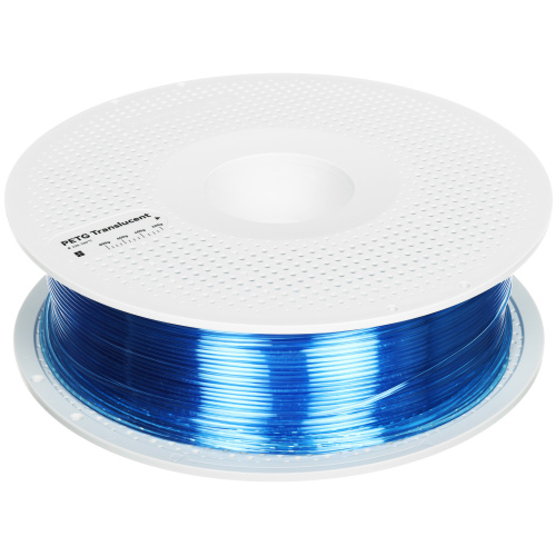 Филамент Bambu Lab PETG Translucent 1кг, RFID (с катушкой) Light Blue (32600)