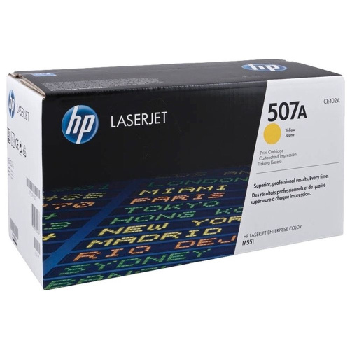 Картридж HP CE402A (507A) желтый