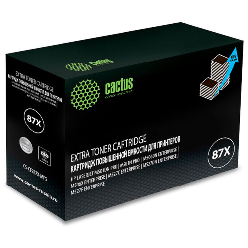 Картридж Cactus CF287X (CS-CF287X-MPS) 87X увеличенной емкости для HP