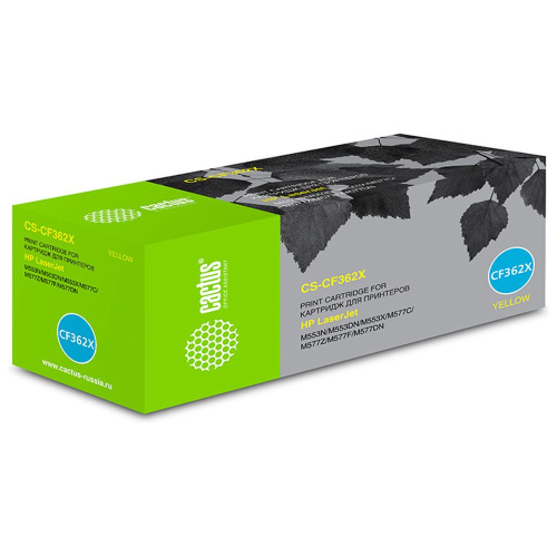 Картридж Cactus CF362X (CS-CF362X) 508X желтый для HP