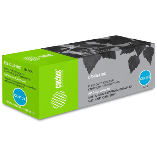 Картридж Cactus CE410X (CS-CE410X) 305X черный для HP