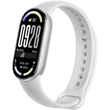 Фитнес-браслет Xiaomi Mi Smart Band 10, Global, серебристый