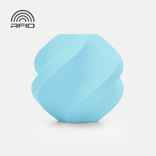 Филамент Bambu Lab PLA Matte 1кг, RFID (с катушкой) Matte Ice Blue (11601)