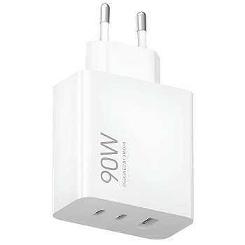 Зарядное устройство сетевое Xiaomi Mi 90W Hyper Charge Power Adapter USB+Type-C, (MDY-19-EK) Global