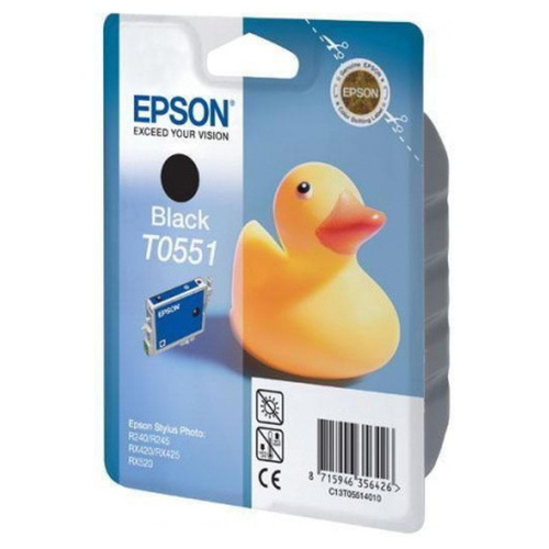 Картридж Epson C13T05514010 (T0551) черный