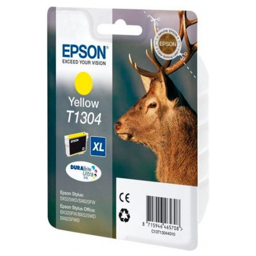 Картридж Epson T130440 (C13T13044010) желтый
