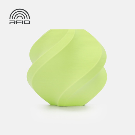Филамент Bambu Lab PLA Matte 1кг, RFID (без катушки) Matte Apple Green (11502)