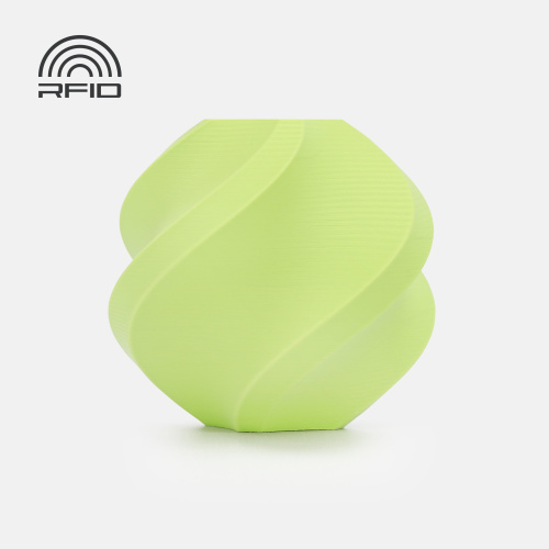 Филамент Bambu Lab PLA Matte 1кг, RFID (без катушки) Matte Apple Green (11502)