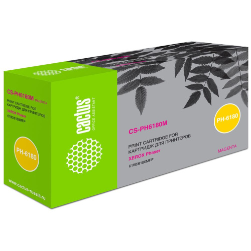 Картридж Cactus 113R00724 (CS-PH6180M) пурпурный для Xerox
