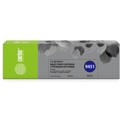 Картридж Cactus T9451 (CS-EPT9451) черный для Epson