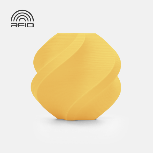 Филамент Bambu Lab PLA Matte 1кг, RFID (с катушкой) Matte Lemon Yellow (11400)