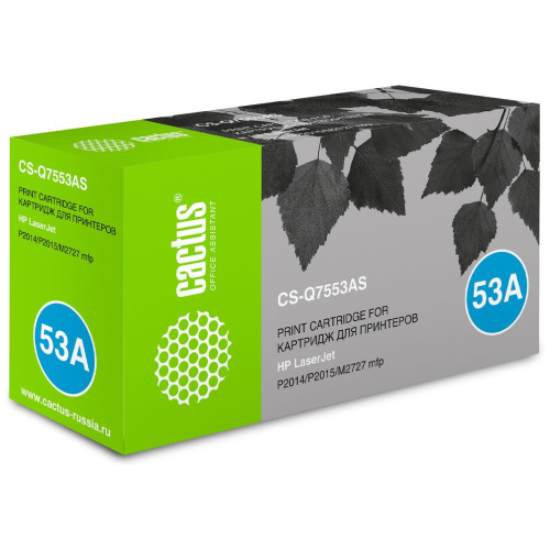 Картридж Cactus Q7553A (CS-Q7553AS) 53A для HP