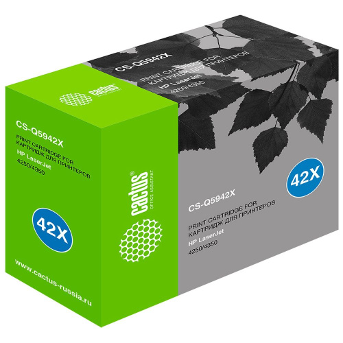 Картридж Cactus Q5942X (CS-Q5942X) 42X для HP