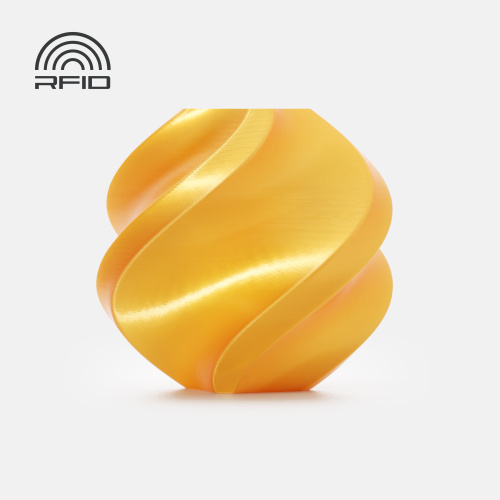 Филамент Bambu Lab PLA Silk 1кг, RFID (с катушкой) Gold (13401)