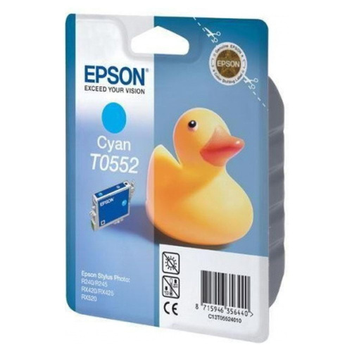 Картридж Epson C13T05524010 (T0552) голубой