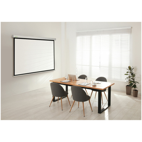 Экран Cactus 213x213см Wallscreen, 119", 1:1 настенно-потолочный, рулонный, белый, CS-PSW-213x213