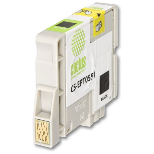 Картридж Cactus T0551 (CS-EPT0551) черный для Epson
