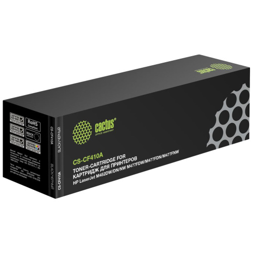 Картридж Cactus CF410A (CS-CF410A) 410A черный для HP