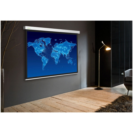 Экран Cactus 203x152см Wallscreen, 100", 4:3 настенно-потолочный, рулонный, белый CS-PSW-152x203