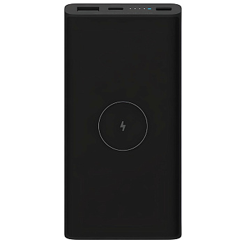 Внешний аккумулятор Xiaomi Mi 10W Wireless Power Bank 10000mAh, WPB15PDZM черный Global, РСТ