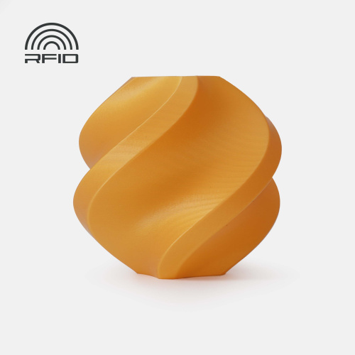 Филамент Bambu Lab PLA Basic 1кг, RFID (с катушкой) Gold (10401)