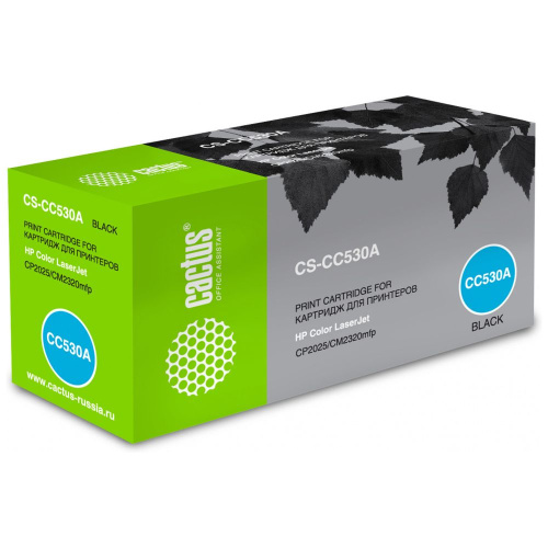 Картридж Cactus CC530A (CS-CC530A) 304A черный для HP