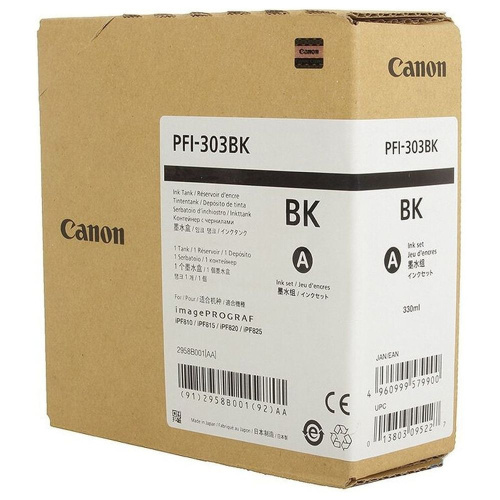 Картридж Canon PFI-303BK (2958B001) черный