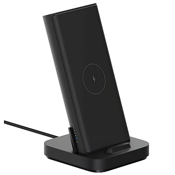 Внешний аккумулятор Xiaomi Mi 30W Wireless Power Bank&Dock 2in1 10000mAh, WPB25ZM черный CN версия