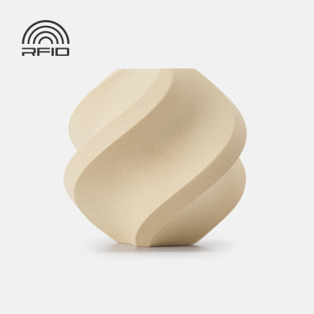 Филамент Bambu Lab PLA Wood 1кг, RFID (с катушкой) White Oak (13106)