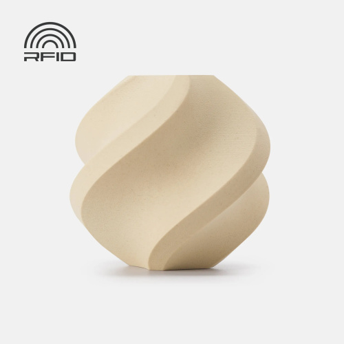Филамент Bambu Lab PLA Wood 1кг, RFID (с катушкой) White Oak (13106)