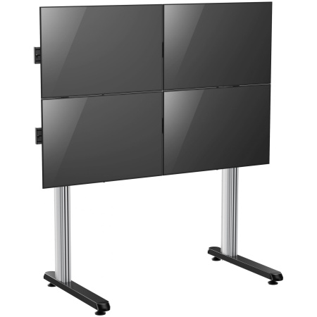 Стойка для телевизора напольная Cactus 32"-70" до 50кг черная (мобильная) CS-FS-TV4-PRO