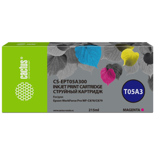 Картридж Cactus T05A3 (CS-EPT05A300) пурпурный для Epson