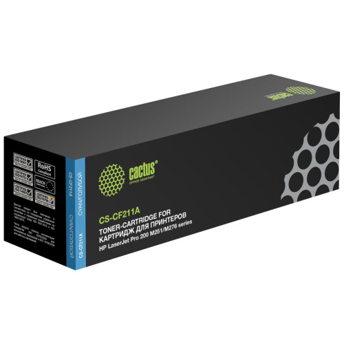 Картридж Cactus CF211A (CS-CF211A) 131A голубой для HP