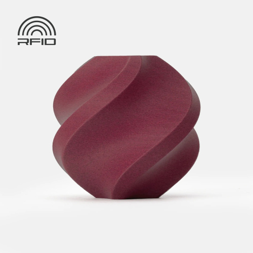 Филамент Bambu Lab PLA-CF 1кг, RFID (с катушкой) Burgundy Red (14200)