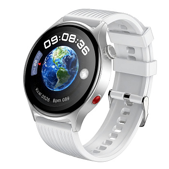Смарт-часы Hoco Watch Y46 с Apple Find My, серебристый
