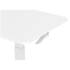 Стол для ноутбука Cactus 80x60x78-121см, на колесах, МДФ, белый (CS-FDS102WWT)