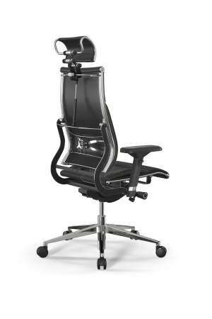 Кресло компьютерное МЕТТА Y 2DM B2-10D - Infinity, черный (бежевая строчка) z252342808