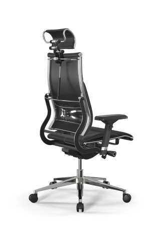 Кресло компьютерное МЕТТА Y 2DM B2-10D - Infinity, черный (бежевая строчка) z252342808
