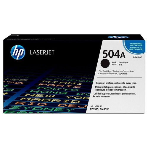 Картридж HP CE250A (504A) черный