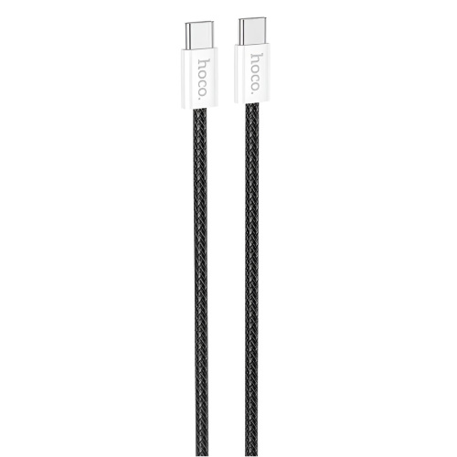 Кабель Hoco X104 Type-C - Type-C, 3A 2м, 60W черный
