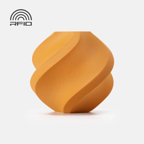 Филамент Bambu Lab PLA Wood 1кг, RFID (с катушкой) Ochre Yellow (13403)