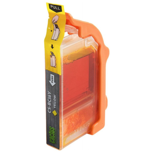 Картридж Cactus BCI-6Y (CS-BCI6Y) желтый для Canon