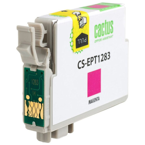 Картридж Cactus T1283 (CS-EPT1283) пурпурный для Epson