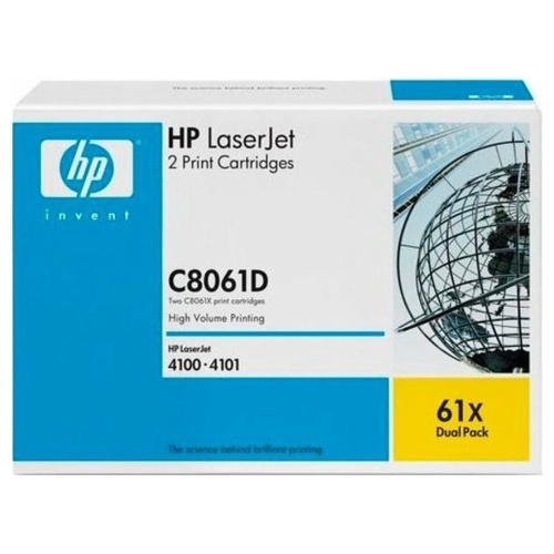 Картридж HP C8061D (61X) 2шт/уп