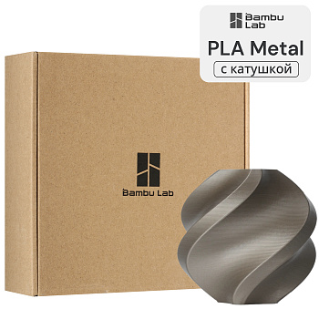 Филамент Bambu Lab PLA Metal 1кг, RFID (с катушкой) Iridium Gold Metallic (13400)