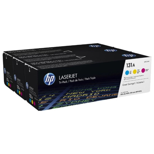 Картридж HP U0SL1AM (131A) голубой/пурпурный/желтый