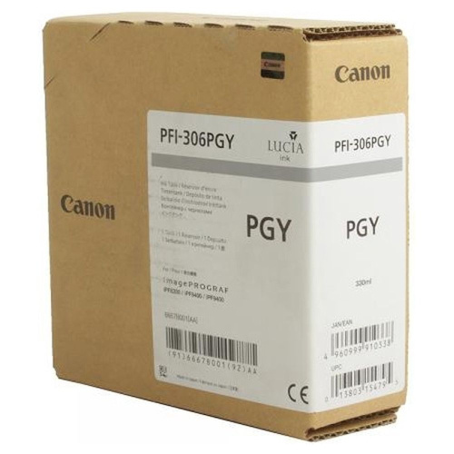 Картридж Canon PFI-306PGY (6667B001) фото серый